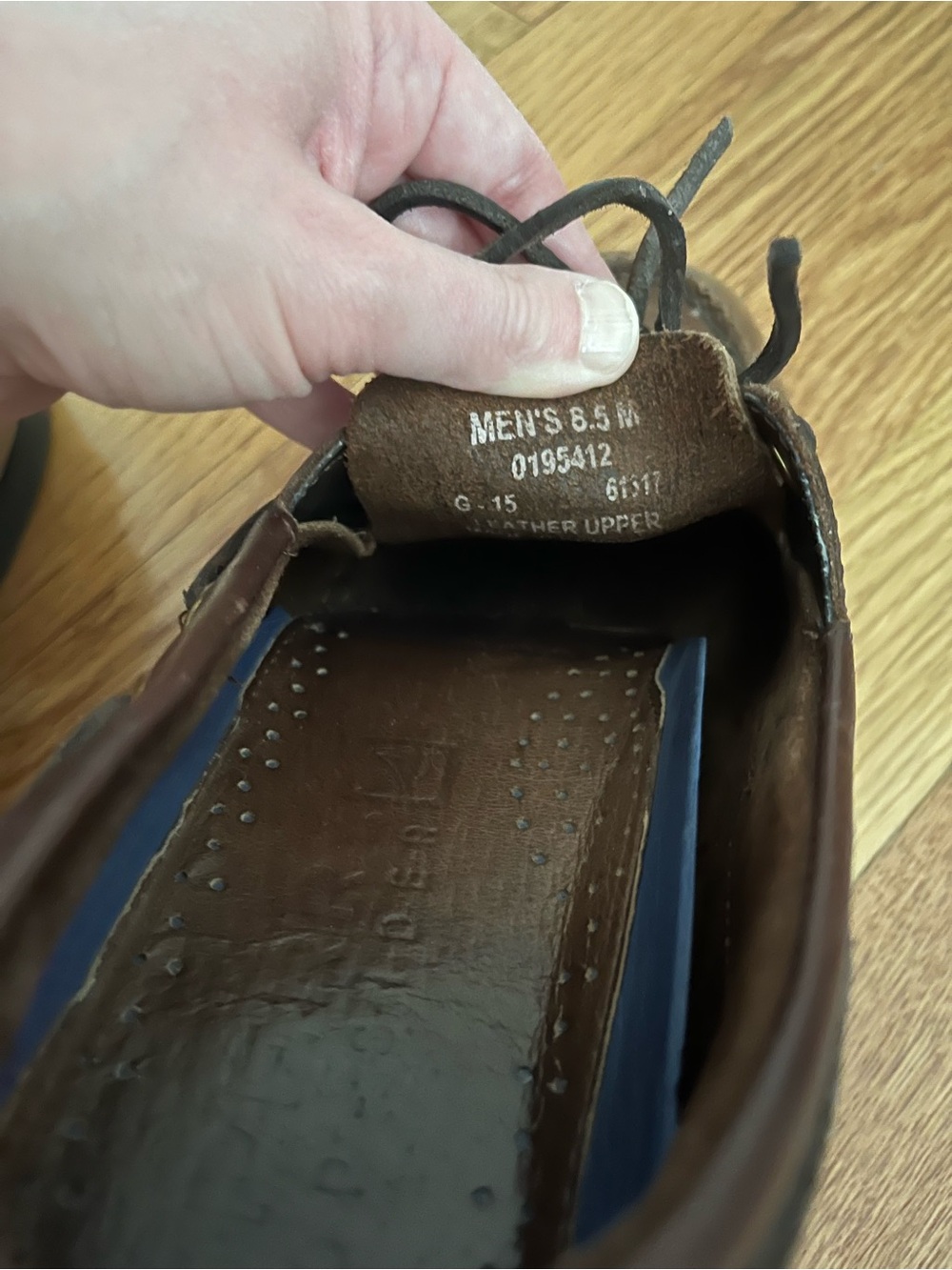Sperry Tan Leather Boat Shoes - Picture 2 of 3